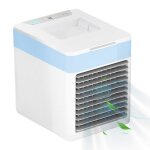 Fishtec mini climatiseur portable easy fresh ? rafra�chisseur dair 500 ml 3 vitesses veilleuse led 7 ...
