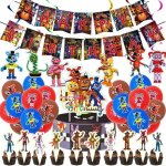 Five nights at freddys fnaf d�corations de f�te danniversaire ballons de d�coration de g�teau pour enfants ...