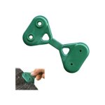 Fixation pour brise vue occultant - attaches pour filet dombrage - 50 pi�ces vert
