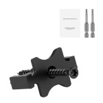 Fixations invisibles pour lames de terrasse composite - duoku - lot de 1000 clips t en plastique pp - ...