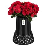 Flacon vase cimeti�re - botle - 25x20 cm - dor� - plastique de haute qualit� - int�rieur / ext�rieur