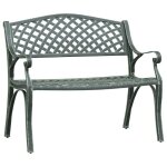 Vente - flash banc de jardin - sige / meuble - 102 cm aluminium coul vert @4756491