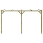 Vente - flash rsistante aux uv / anti - uv pergola  appentis 2 x 4 x 22 m bois(141209)zlh