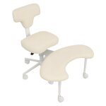 Flasidu chaise de bureau hauteur rglable conception ergonomique assise large confortable simili cuir ...