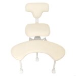 Flasidu chaise de bureau en simili cuir soutien lombaire hauteur r�glable design ergonomique beige doux ...