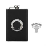 Flasque  alcool 8 oz en acier inoxydable