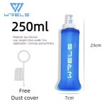 Flasque running 250ml bleu fonc� ? gourde souple pliable pour trail course � pied et sport [kingproshop] ...