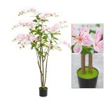Fleur - plante artificielle - arbre artificiel h 150cm - arbre de jasmin artificiel - pour d�coratifs ...