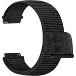 Fleuve - bracelet nylon 22mm fleuve garmin venu 3 / vivoactive 4 / forerunner 255 / 265 sport noir ama ...