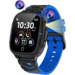 Fleuve - montre connect�e intelligente - enfant gar�on appel 24 jeux carte sd photo musique calculatrice ...