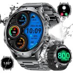 Fleuve - montre connecte intelligente - montre homme 185 hd 800mah led appel bluetooth 100 + sports ...
