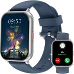 Fleuve - montre connecte intelligente - homme femme appel bluetooth rappel podomtre sommeil cardio ...