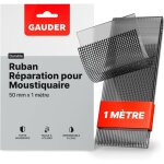 Fleuve - moustiquaires de fen�tre - ruban adh�sif r�paration moustiquaire (50 mm x 1 m) kit r�paration ...