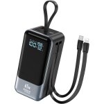 Fleuve - power bank pour t�l�phone - batterie externe 65w power bank charge rapide usb - c input / output ...