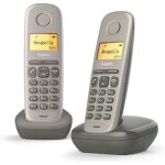 Fleuve - telephone fixe - a170 duo - 2 dect - �cran r�tro�clair� - identification appelant - 18h autonomie ...