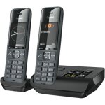 Fleuve - telephone fixe - comfort 520a duo - 2 t�l�phones dect avec r�pondeur - design �l�gant - audio ...