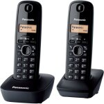 Fleuve - telephone fixe - kx - tg1612frh - t�l�phone dect - base + 2 combin�s - identification appelant ...
