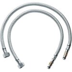 Flexible alimentation annel - grohe - 45484000 - mtal - 5 ans de garantie - pices - paire de robinet ...