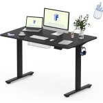 Flexispot bureau assis - debout 120x60cm bureau �lectrique r�glable informatique avec crochet charge ...