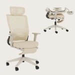 Foldex chaise de bureau ergonomique chaise pliante avec support lombaire appui - tte 2d chaises avec ...