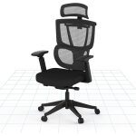 Flexispot chaise de bureau ergonomique avec support lombaire rglable accoudoirs 4d et appui - tte 2d ...