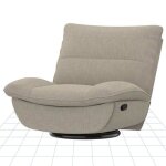 Flexispot xc6 oval fauteuil relax inclinable et pivotant 360� avec poche lat�rale dossier et repose - ...