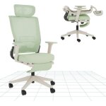 Flexispot foldex chaise de bureau ergonomique chaise pliante avec support lombaire appui - tte 2d chaises ...