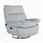Flexispot xr6 oval fauteuil relaxant fauteuil �lectrique de couchage avec usb canap� pivotant avec dossier ...