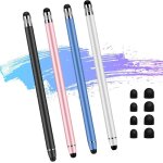 Flintronic stylet tactilestylet pour tablette2 en 1 stylet en caoutchouc touch penstylets universels ...
