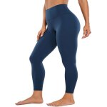 Florboom leggings de sport taille haute pour femmes bleu marine l