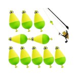 Flotteur de p�che 10 flotteurs ovales coulissants pour p�che avec plomb bouchon lest� aquatique - accessoires ...