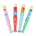 Fltes  bec en bois colores pour enfants instrument de musique rythmique jouets ducatifs prcoces ...