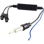 Fm am adaptateur amplificateur antenne autoradio double fakra mle vers prise din iso avec amplificateur ...