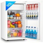 Fohere petit frigo avec conglateur de 90l rfrigrateur  une porte bac  lgumes thermostat rglable ...