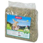 Foin lapin et rongeur alpages premium aromatis menthe et camomille 1kg - zolux