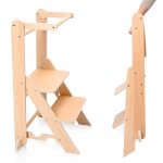 Folding learning tower tour montessori pliable réglable en hauteur sur 3 étages capacité maximale 50 ... Folding learning tower tour montessori pliable réglable en hauteur sur 3 étages capacité maximale 50 ...