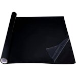 Autocollant de fond d?aquarium - kzq - noir - pvc 02 mm - 2m x 30cm - installation facile