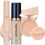 Fond de teint + correcteur + poudre de rglage3pcs / set face natural cosmetic set maquillage semi - ...