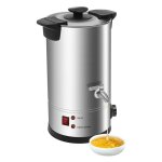 Fondeur de cire en acier inoxydable de 10 l grand pot de cire lectrique avec bec verseur pour bougie ...