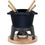 Fondue en fonte �maill�e - la fonderie 1890 - mont darbois - 12 l - 4 personnes - bleu