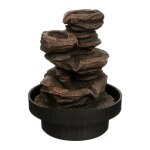 Fontaine sharmila - résine - noir - h22 - 5 cm - noir - atmosphera createur dinterieur Fontaine sharmila - résine - noir - h22 - 5 cm - noir - atmosphera createur dinterieur