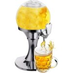 Fontaine a biere - tireuse a biere distributeur de boisson refrigere glacon avec robinet 3. 5 litres ...