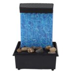 Fontaine dint�rieur - ulisem - led - roches de rivi�re - plastique r�sistant