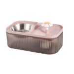 Fontaine � eau et gamelle pour chat ensemble fontaine � eau pour chat (rose)