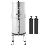 Fontaine � eau monderma max big 8. 5l - inclus 2 filtres black filters 1 base inox 1 robinet avec vue ...