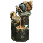 Fontaine deau solaire décorative avec éclairage led pour embellir votre jardin ou votre terrasse Fontaine deau solaire décorative avec éclairage led pour embellir votre jardin ou votre terrasse