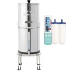 Fontaine monderma max travel 5. 6l - inclus filtres 2 fto + 1 base inox 1 robinet avec vue