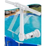 Fontaine de piscine hors sol buse de cascade � double jet r�glable refroidisseur fontaine de piscine ...