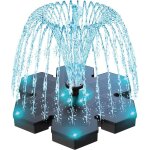 Fontaine solaire 2023 upgraded led exterieure1. 5w solaire flottant ext�rieur fontaine pompe bassin solaire ...