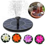 Fontaine solaire pompe  eau solaire flottante 15 w avec 6 buses fontaine solaire extrieure pour dcoration ...